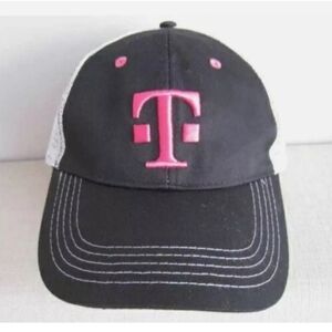 T-Mobile Black and White Baseball Cap